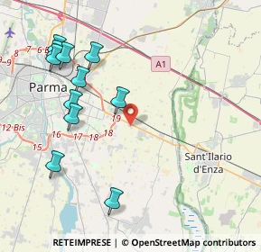 Mappa Str. Roccatagliata, 43123 Parma PR, Italia (4.64182)