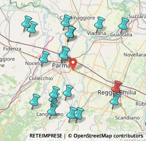 Mappa Str. Roccatagliata, 43123 Parma PR, Italia (18.39684)