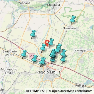 Mappa Via Vialato, 42023 Cadelbosco di sopra RE, Italia (6.35563)