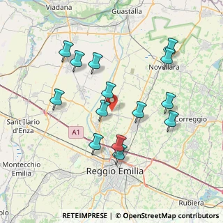 Mappa Via Vialato, 42023 Cadelbosco di sopra RE, Italia (7.555)