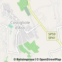 Mapa Costigliole d'Asti