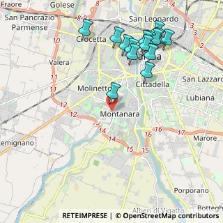 Mappa Via Stefano Bonnot di Condillac, 43125 Parma PR, Italia (2.356)