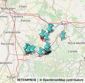 Mappa 12040 Canale CN, Italia (10.0425)