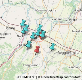 Mappa Via Pablo Picasso, 43100 Parma PR, Italia (9.44333)