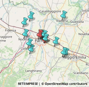 Mappa Via Pablo Picasso, 43100 Parma PR, Italia (9.89938)