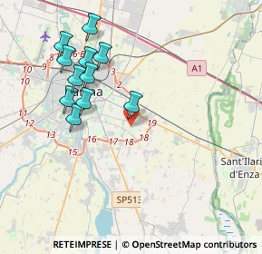 Mappa Via Pablo Picasso, 43100 Parma PR, Italia (3.97909)