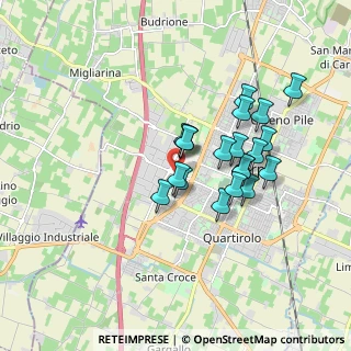 Mappa Via Nuova Ponente, 41012 Carpi MO, Italia (1.482)