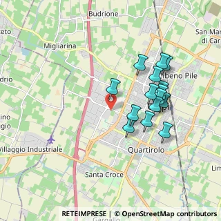 Mappa Via Nuova Ponente, 41012 Carpi MO, Italia (1.706)