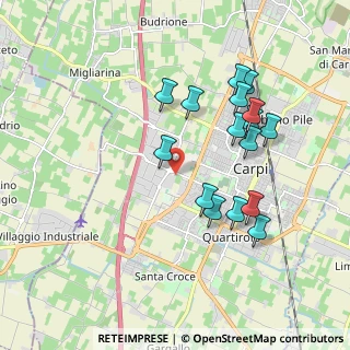 Mappa Via Nuova Ponente, 41012 Carpi MO, Italia (1.84125)