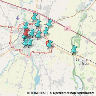 Mappa Via Umberto Boccioni, 43123 Parma PR, Italia (3.70077)