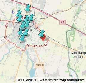 Mappa Via Giovanni Fattori, 43123 Parma PR, Italia (4.28818)