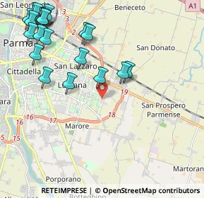 Mappa Via Giovanni Fattori, 43123 Parma PR, Italia (2.7185)