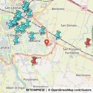 Mappa Via Umberto Boccioni, 43123 Parma PR, Italia (3.0405)