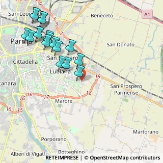 Mappa Via Giovanni Fattori, 43123 Parma PR, Italia (2.53556)
