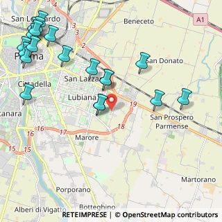 Mappa Via Umberto Boccioni, 43123 Parma PR, Italia (2.8155)