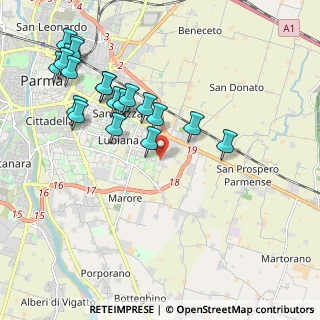 Mappa Via Umberto Boccioni, 43123 Parma PR, Italia (2.2525)