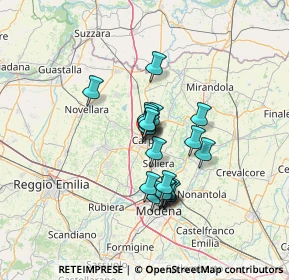 Mappa Corso Pio Alberto, 41012 Carpi MO, Italia (9.707)