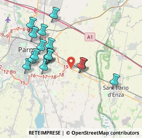 Mappa Via Emilio Lepido, 43122 Parma PR, Italia (3.83)