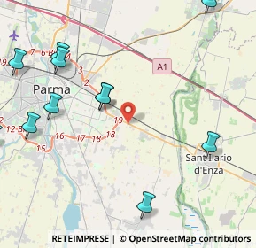 Mappa Via Emilio Lepido, 43122 Parma PR, Italia (5.60636)