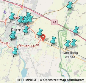 Mappa Via Emilio Lepido, 43122 Parma PR, Italia (4.87059)