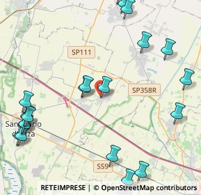 Mappa Via A. Moro, 42040 Campegine RE, Italia (5.702)