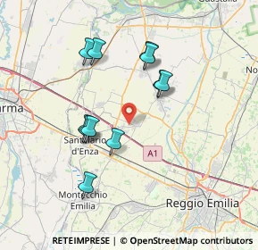 Mappa 42040 Campegine RE, Italia (6.69455)