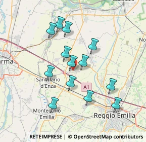 Mappa 42040 Campegine RE, Italia (6.63231)