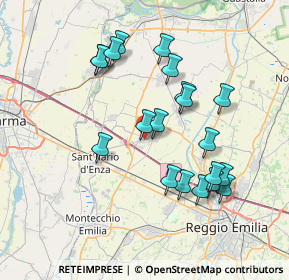 Mappa 42040 Campegine RE, Italia (7.194)