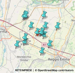 Mappa 42040 Campegine RE, Italia (5.92875)