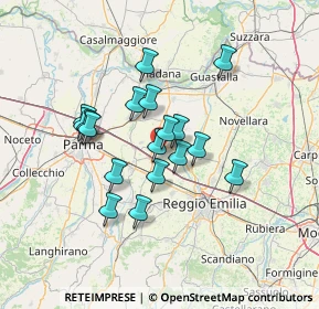 Mappa 42040 Campegine RE, Italia (11.05889)