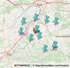 Mappa SP 41, 14055 Costigliole d'Asti AT, Italia (6.17917)