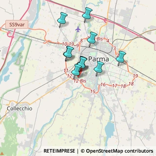 Mappa Strada Guidorossi, 43125 Parma PR, Italia (2.67545)