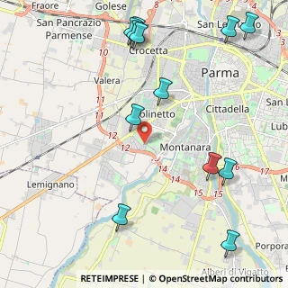 Mappa Strada Guidorossi, 43125 Parma PR, Italia (2.795)