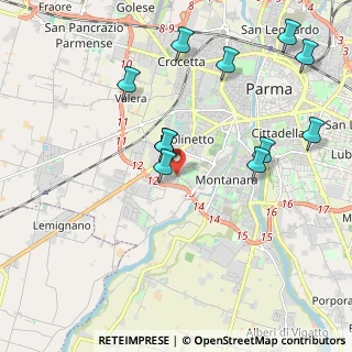 Mappa Strada Guidorossi, 43125 Parma PR, Italia (2.21091)