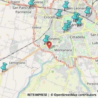 Mappa Str. Guidorossi, 43125 Parma PR, Italia (3.07636)