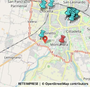 Mappa Str. Guidorossi, 43125 Parma PR, Italia (2.856)