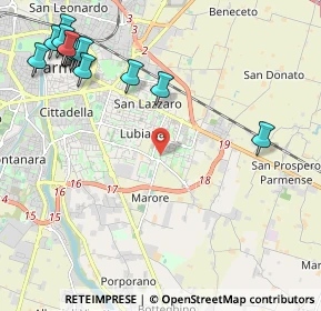 Mappa Largo Brahms, 43123 Parma PR, Italia (2.91333)
