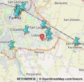 Mappa Largo Brahms, 43123 Parma PR, Italia (2.53667)