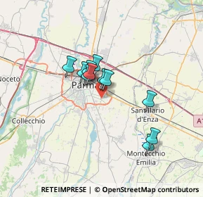 Mappa Largo Brahms, 43123 Parma PR, Italia (5.00818)