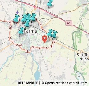 Mappa Largo Brahms, 43123 Parma PR, Italia (4.25091)