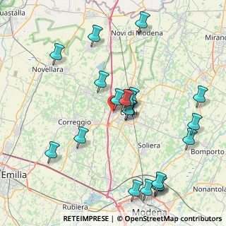 Mappa Via Beniamino Franklin, 41012 Carpi MO, Italia (8.973)