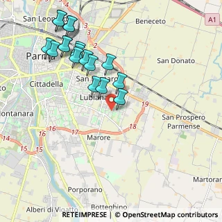 Mappa Via Ettore Ximenes, 43123 Parma PR, Italia (2.24889)