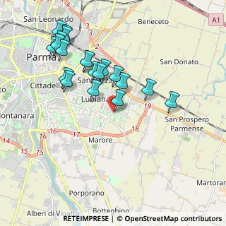 Mappa Via Ettore Ximenes, 43123 Parma PR, Italia (2.017)