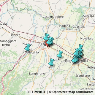 Mappa Via Ettore Ximenes, 43123 Parma PR, Italia (16.69941)