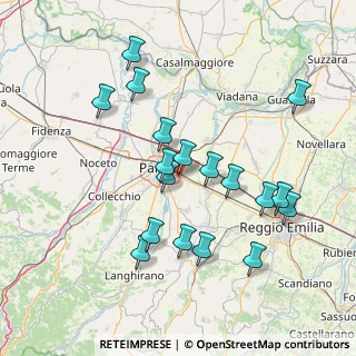 Mappa Via Mario Sironi, 43123 Parma PR, Italia (15.005)