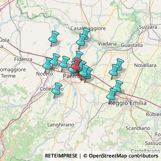 Mappa Via Mario Sironi, 43123 Parma PR, Italia (10.57412)