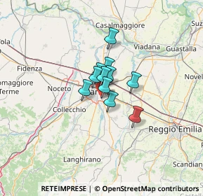 Mappa Via Guido Gonella, 43123 Parma PR, Italia (6.33545)