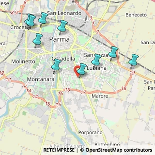 Mappa Via Guido Gonella, 43123 Parma PR, Italia (2.57727)