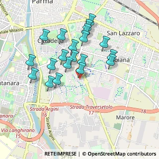 Mappa Via Guido Gonella, 43123 Parma PR, Italia (0.879)
