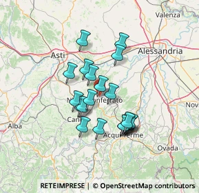 Mappa SP 27, 14049 Nizza Monferrato AT, Italia (10.9205)